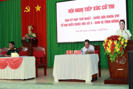 Đồng Nai: Cử tri đánh giá cao đóng góp của Đoàn ĐBQH tại Kỳ họp thứ Nhất