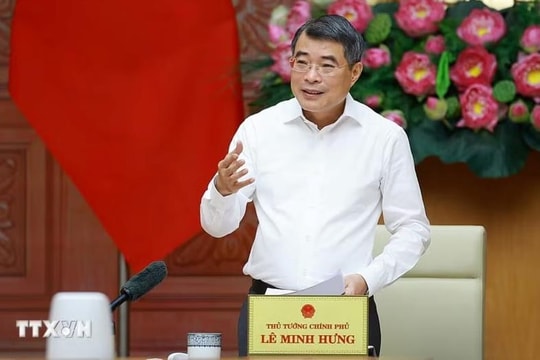 Thủ tướng Chính phủ Lê Minh Hưng làm việc với Bộ Nông nghiệp và Môi trường