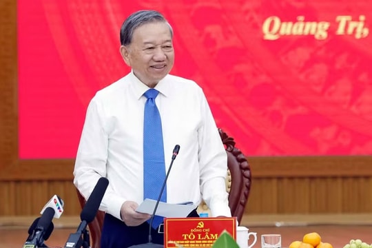 Tổng Bí thư, Chủ tịch nước Tô Lâm: Tái định vị không gian phát triển Quảng Trị với chiến lược “vươn Đông, tỏa Tây”