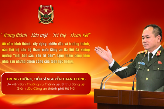 Công an Hà Nội: Dấu ấn 10 hoạt động nổi bật kỷ niệm 80 năm Ngày truyền thống lực lượng Tham mưu Công an nhân dân