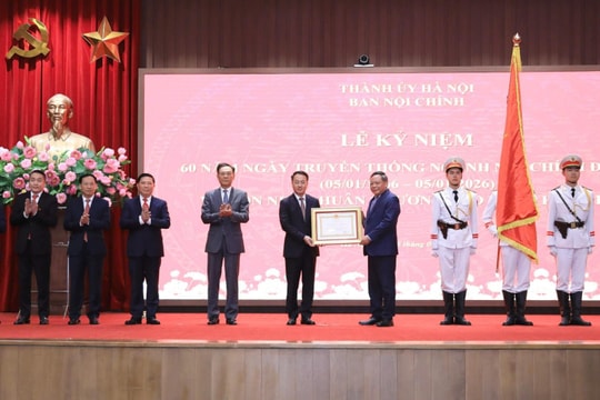 Hà Nội: Kỷ niệm 60 năm Ngày truyền thống ngành Nội chính Đảng