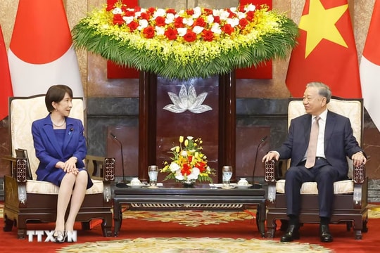 Một số hình ảnh Tổng Bí thư, Chủ tịch nước Tô Lâm tiếp Thủ tướng Nhật Bản Takaichi Sanae