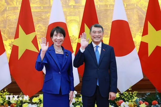 Thủ tướng Lê Minh Hưng hội đàm với Thủ tướng Nhật Bản Takaichi Sanae