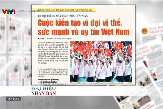 Báo chí toàn cảnh VTV1: Cuộc kiến tạo vĩ đại vị thế, sức mạnh và uy tín Việt Nam