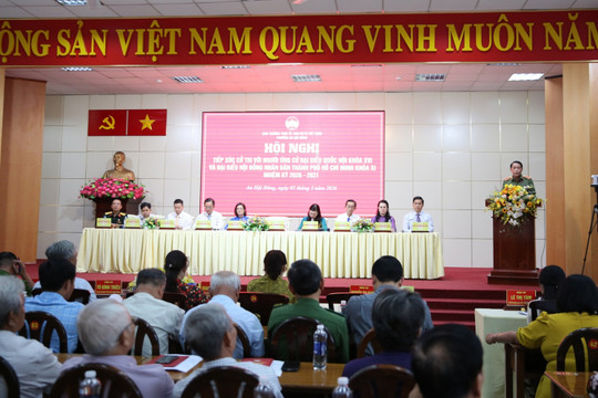 Thứ trưởng Lê Quốc Hùng tiếp xúc cử tri tại các phường trên địa bàn Thành phố Hồ Chí Minh