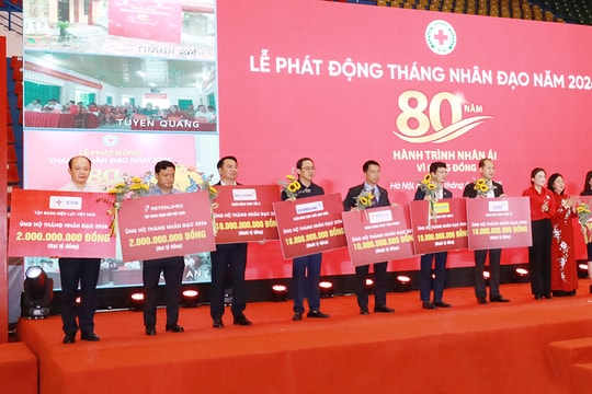 Tháng Nhân đạo 2026: EVN đóng góp nguồn lực, chung tay chăm lo cộng đồng
