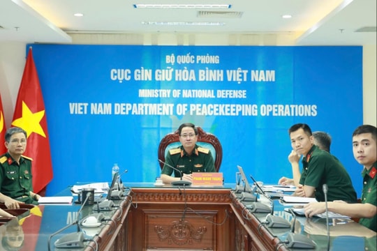 Nâng cao năng lực sẵn sàng thực hiện nhiệm vụ gìn giữ hòa bình thông qua huấn luyện