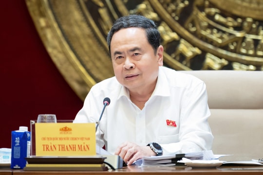 Chủ tịch Quốc hội Trần Thanh Mẫn chủ trì phiên họp Thường trực Ban Chỉ đạo về tổng rà soát hệ thống văn bản quy phạm pháp luật