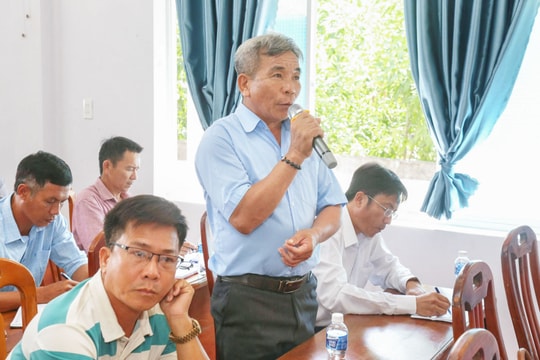 Lâm Đồng: Cử tri xã Sơn Mỹ phản ánh các vấn đề liên quan đến hạ tầng, quy hoạch, đền bù, tái định cư