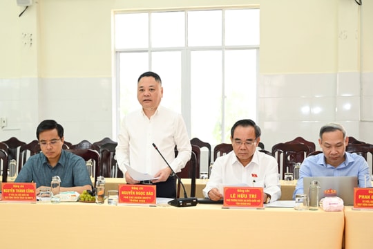 Đoàn công tác của Thường trực Ủy ban Kinh tế và Tài chính làm việc tại tỉnh Khánh Hòa