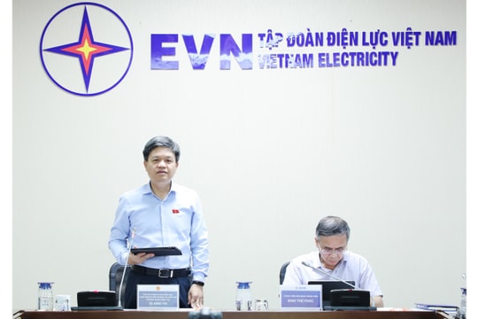 Đoàn khảo sát của Ủy ban Khoa học, Công nghệ và Môi trường làm việc với Tập đoàn Điện lực Việt Nam