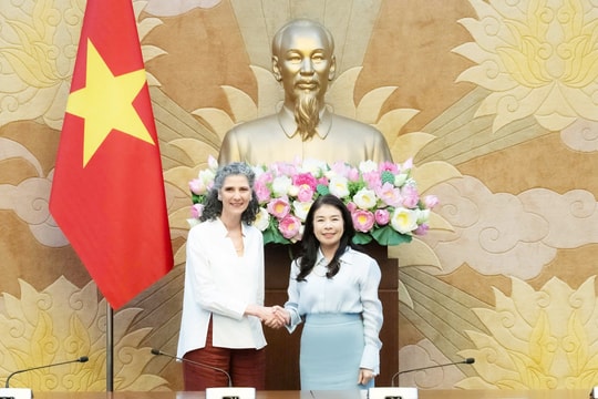 Phó Chủ nhiệm Văn phòng Quốc hội Lê Thu Hà tiếp Trưởng Đại diện thường trú UNDP tại Việt Nam