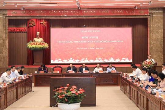 Hà Nội: Khẩn trương đưa Luật Thủ đô năm 2026 vào cuộc sống
