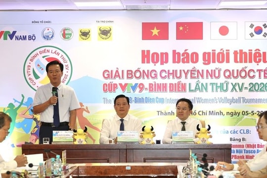 Giải bóng chuyền Cúp VTV9 - Bình Điền 2026 có giải thưởng hơn 1,2 tỷ đồng