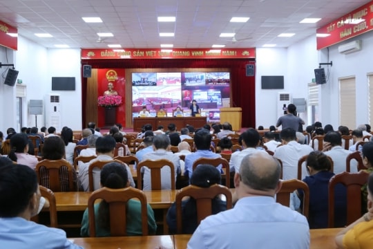 Đoàn ĐBQH tỉnh Quảng Ninh tiếp xúc cử tri sau Kỳ họp thứ nhất, Quốc hội khóa XVI