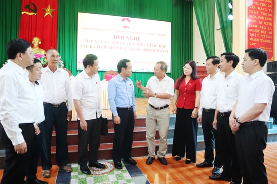 Luôn gần dân, sát dân, chuyển tải trọn vẹn tiếng nói của cử tri