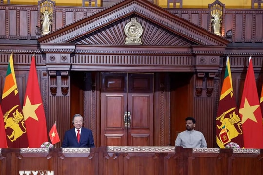 Tuyên bố chung giữa nước Cộng hòa Xã hội chủ nghĩa Việt Nam và nước Cộng hòa Xã hội chủ nghĩa Dân chủ Sri Lanka về việc nâng cấp quan hệ lên Đối tác Toàn diện