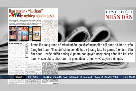 Điểm báo VTV1: Bản quyền - "lá chắn" của công nghiệp nội dung số