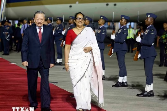Tổng Bí thư, Chủ tịch nước Tô Lâm bắt đầu thăm cấp Nhà nước tới Sri Lanka