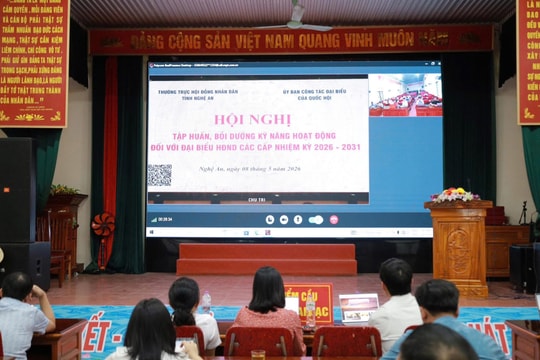 Nghệ An: Tập huấn kỹ năng hoạt động cho hơn 3.000 đại biểu HĐND các cấp
