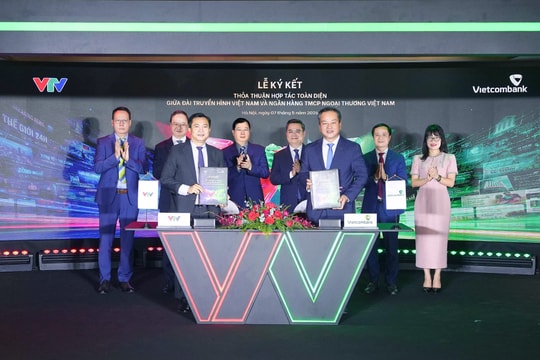 Vietcombank và VTV tăng cường hợp tác truyền thông - tài chính số