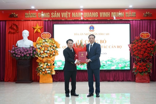 Ông Nguyễn Xuân Sơn được bổ nhiệm giữ chức vụ Chánh án Tòa án nhân dân tỉnh Hưng Yên