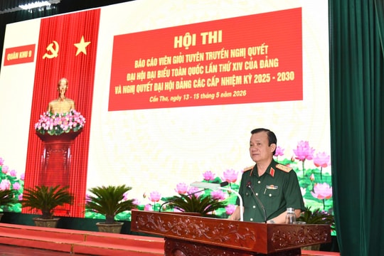 Quân khu 9: Tích cực tuyên truyền Nghị quyết Đại hội XIV của Đảng