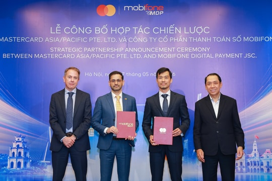 Thanh toán số MobiFone (MDP) "bắt tay" Mastercard: Sắp đến thời đại xã hội không tiền mặt
