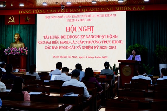 TP. Hồ Chí Minh: Tập huấn, bồi dưỡng kỹ năng hoạt động cho đại biểu HĐND các cấp