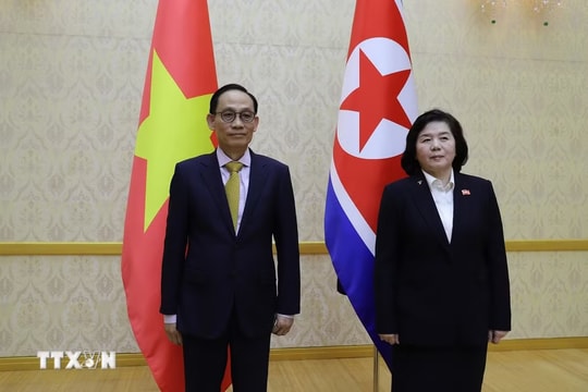 Bộ trưởng Bộ Ngoại giao Lê Hoài Trung thăm Triều Tiên