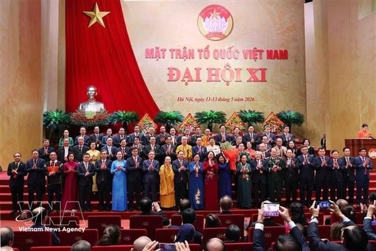 Bui Thi Minh Hoai re-elected President of Vietnam Fatherland Front Central Committee for 2026-2031