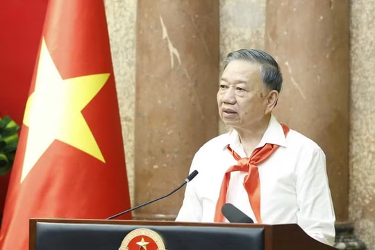 Tổng Bí thư, Chủ tịch nước Tô Lâm gặp mặt 85 đội viên tiêu biểu toàn quốc