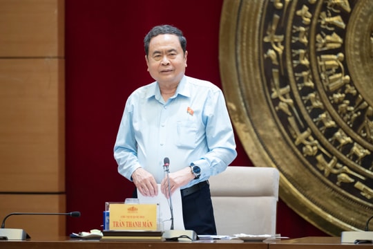 Chủ tịch Quốc hội Trần Thanh Mẫn: Đổi mới cách nghĩ, cách làm, nâng cao chất lượng tham mưu, nghiên cứu chiến lược