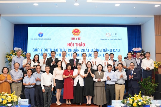Bệnh viện Đa khoa Quốc tế Huế đăng cai Hội thảo góp ý Dự thảo Tiêu chuẩn chất lượng nâng cao đối với bệnh viện của Bộ Y tế