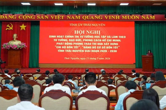 Thái Nguyên phát động phong trào thi đua xây dựng “chi bộ 4 tốt”, “đảng bộ cơ sở 4 tốt”