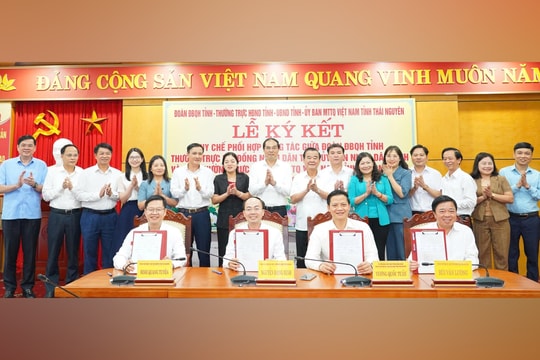 Thái Nguyên: Ký kết quy chế phối hợp công tác giai đoạn 2026 - 2031
