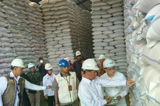 Indonesia records highest-ever rice reserves