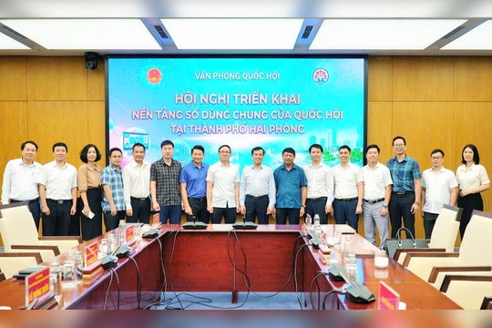 Tập huấn thí điểm đầu tiên các nền tảng số dùng chung của Quốc hội tại thành phố Hải Phòng