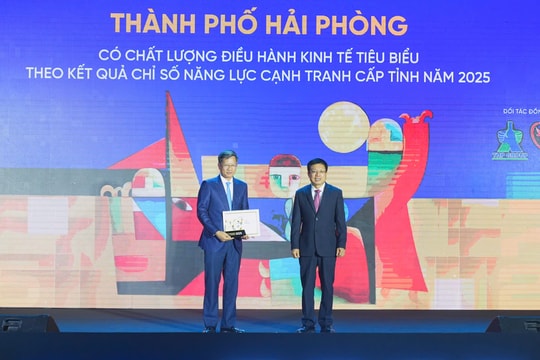 Hải Phòng tiếp tục nằm trong nhóm dẫn đầu cả nước về chất lượng điều hành kinh tế