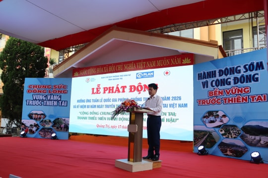 Lễ phát động hưởng ứng Tuần lễ Quốc gia phòng, chống thiên tai