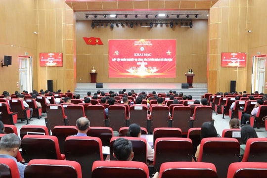 Lai Châu: Khai mạc Lớp tập huấn nghiệp vụ công tác tuyên giáo và dân vận năm 2026