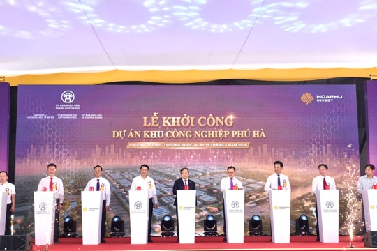 Khởi công khu công nghiệp gần 3.000 tỷ đồng phía Nam Thủ đô