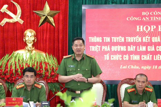 Lai Châu: Họp báo thông tin tuyên truyền kết quả đấu tranh Chuyên án 0426M