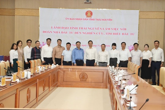 Thái Nguyên: Đột phá thu hút đầu tư, kiến tạo động lực tăng trưởng mới