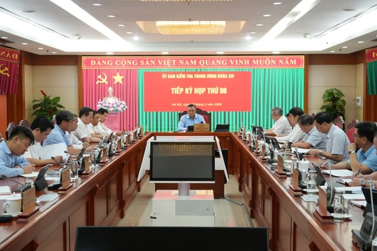 Ủy ban Kiểm tra Trung ương họp Kỳ thứ 6