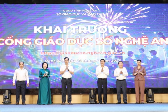 Khai trương Cổng giáo dục số Nghệ An