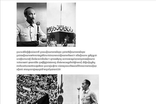 Cambodian newspaper praises President Ho Chi Minh as National Hero of Vietnam