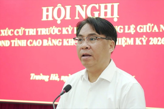 Cao Bằng: Bí thư Tỉnh ủy, Chủ tịch HĐND tỉnh Phan Thăng An tiếp xúc cử tri trước kỳ họp thường lệ giữa năm