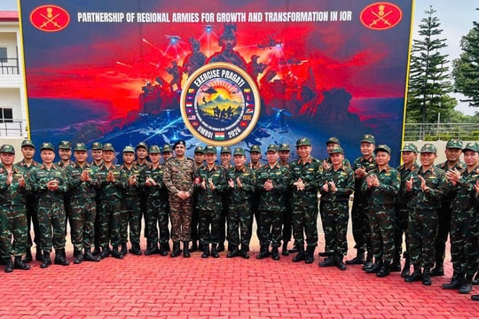 Việt Nam cử quân nhân tham gia diễn tập đa phương tại Ấn Độ