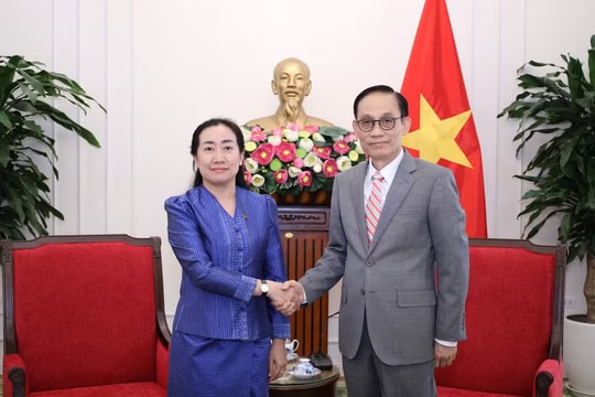Foreign minister hosts newly-appointed Cambodian Ambassador
